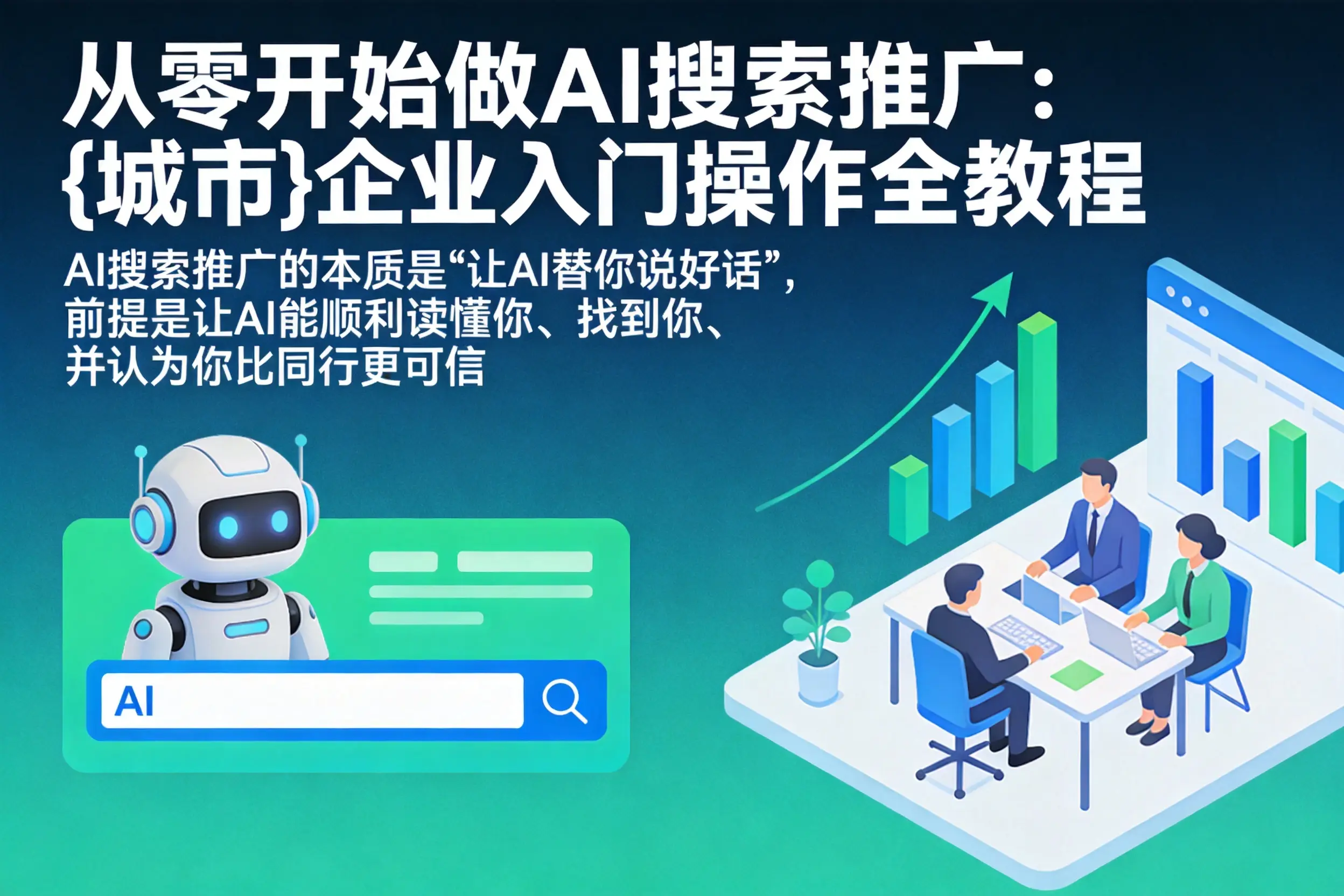 从零开始做AI搜索推广：兰西企业入门操作全教程